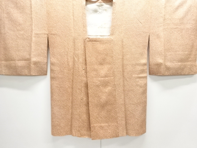 JAPANESE KIMONO / ANTIQUE MICHIYUKI COAT / SILK / ALL SHIBORI